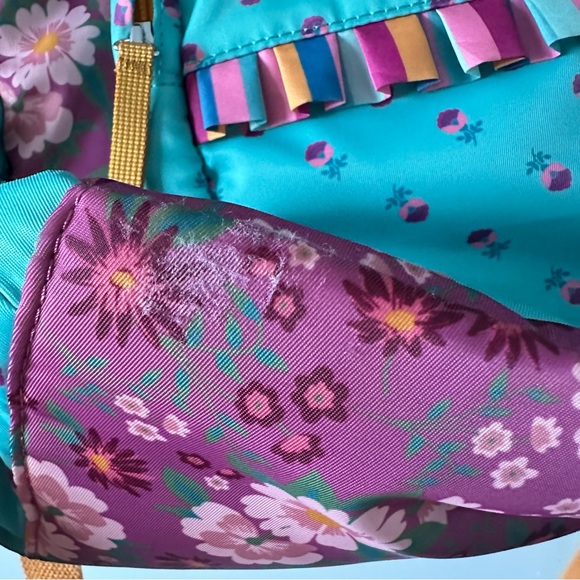Matilda Jane Pack Up Backpack Purple Floral School Travel Kids Girls Zip Pockets - Picture 6 of 10